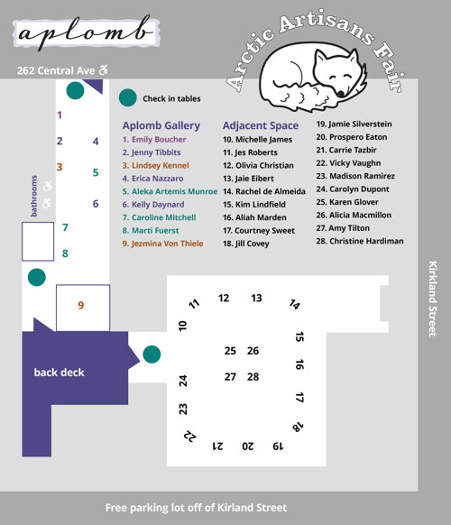 Arctic Artisans Map 2025