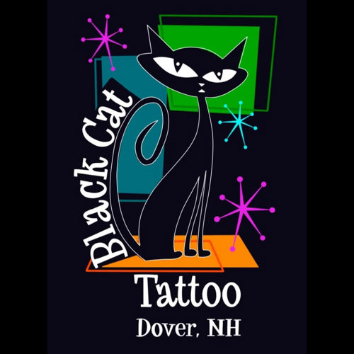 Black Cat Tattoo Logo