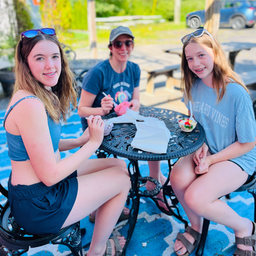 Ice cream near Dover Point